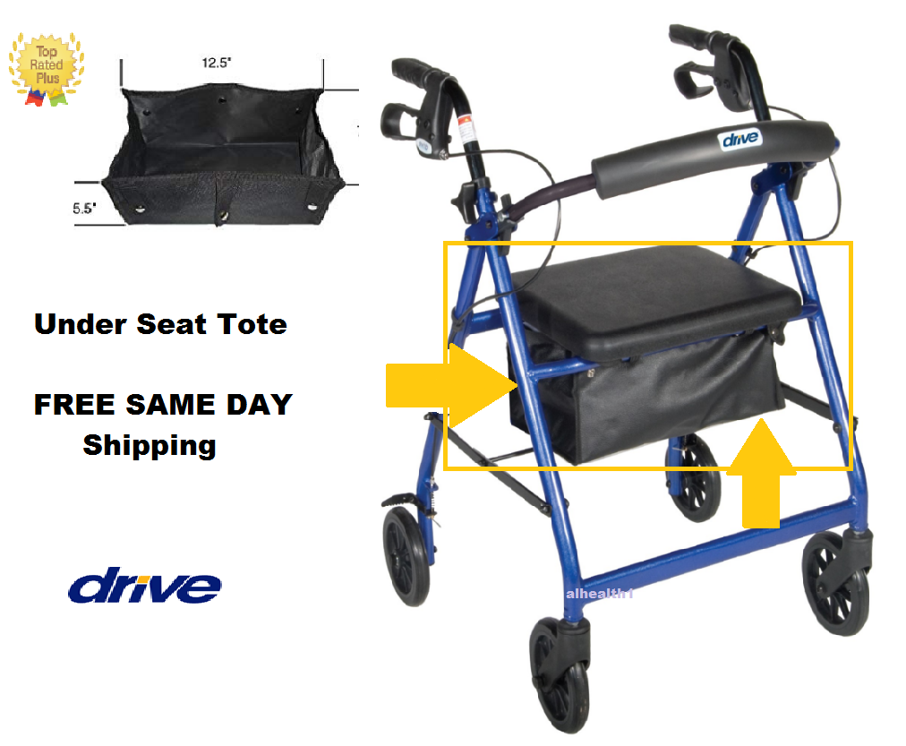 Replacement Tote Bag Rollator  Drive Medical ~ Same Day Free Shipping~new~