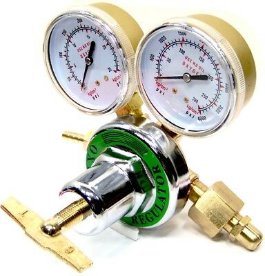 Oxygen Gas Welding Regulator Pressure Gauge Victor Type Solid Brass Cga 540