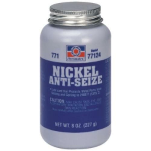 Permatex Inc 77124-can Nickel Anti-seize - 771, 8 Ounce Brush Top Bottle