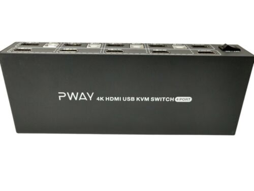 Pway S7402h2 4k Hdmi Kvm Switch 4 Port With Usb And Hdmi Cables