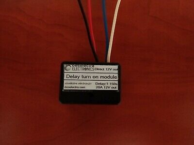 Direct 12v Out Easy To Use Timer Switch 0-150 Sec 12v/20a Delay On Car Daylights