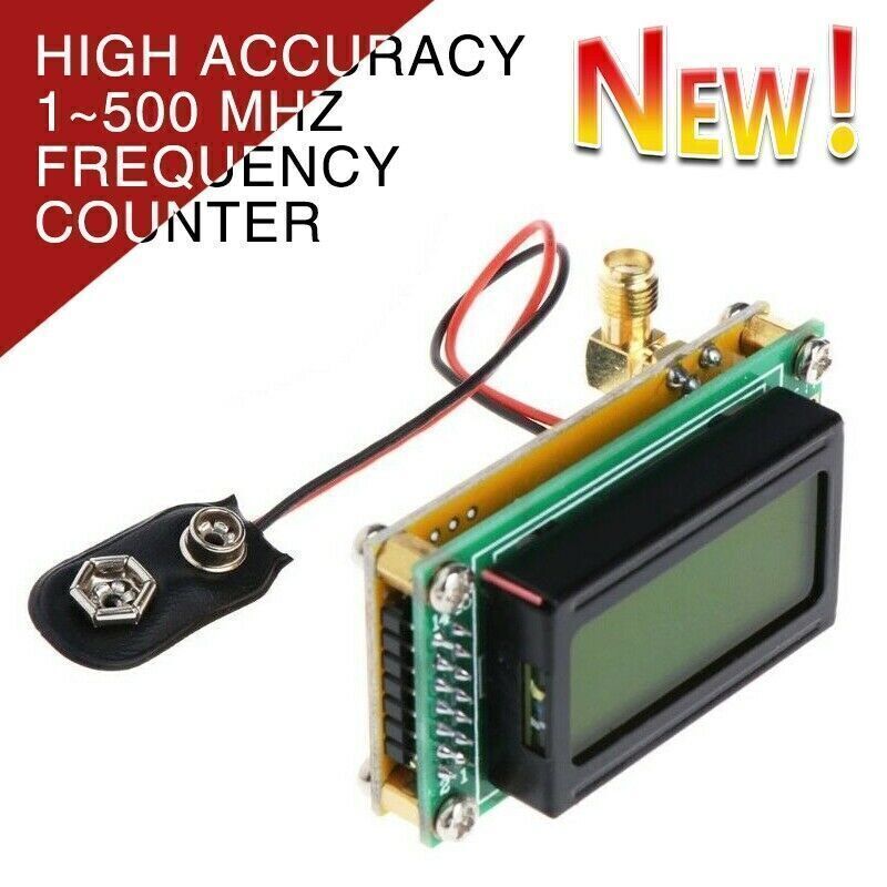 High Accuracy 1~500 Mhz Frequency Counter Rf Meter Tester Module For Ham Radio