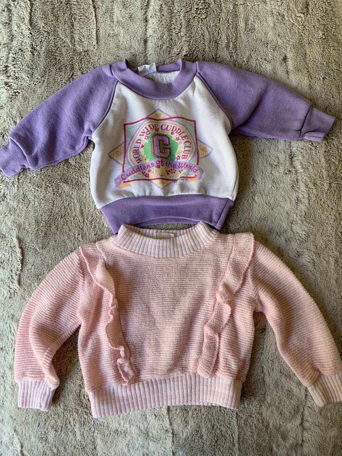 Vintage Baby Girl Sweater Size 0-6 Months