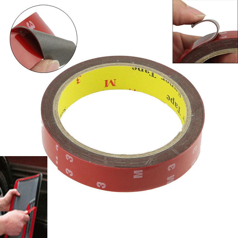 Auto Truck Car Acrylic Foam Tape Adhesive 3m X 20mm Double Sided Attachment New