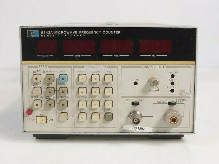 Hp Agilent 5343a Microwave Frequency Counter