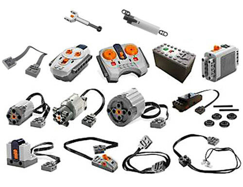 Lego Power Functions Parts (technic,motor,remote,receiver,battery,box,wire,led)