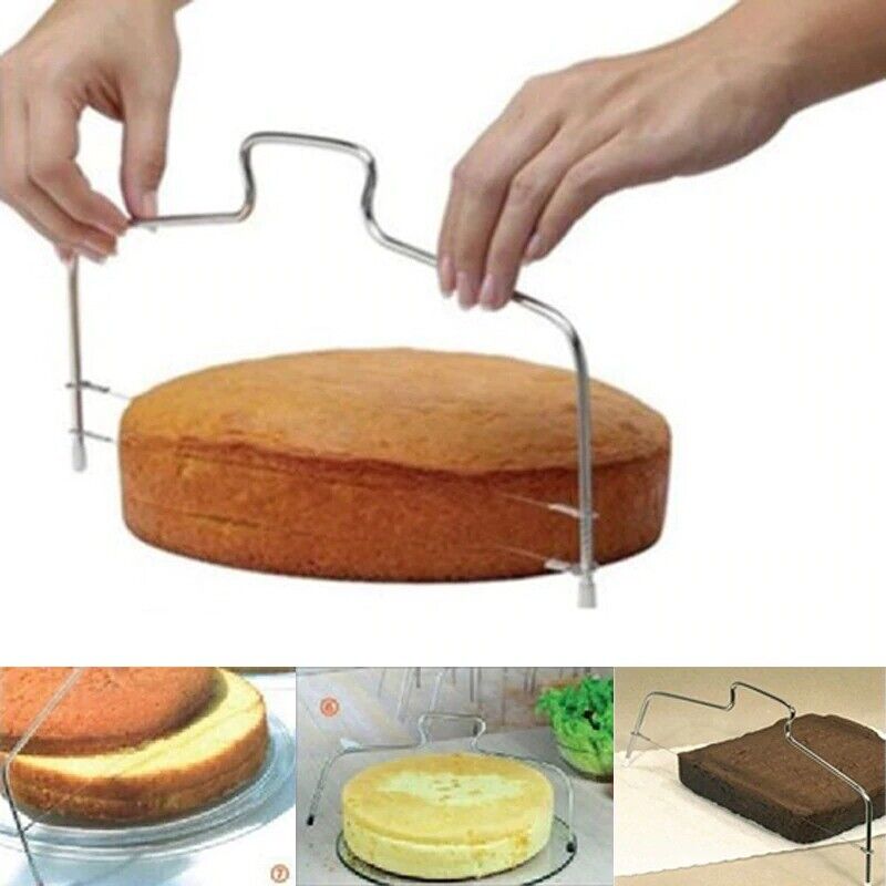 Cake Slicer Bread Cutter Wire Line Cutting Kitchen Decor Baking Tool Leveller
