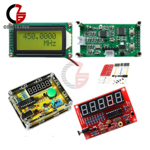 1hz-50mhz 1mhz-1.1ghz Frequency Counter Crystal Oscillator Tester Diy Kits Meter