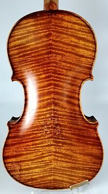 Old Antique Violin ,full 4/4 Size Cremon Stradivari Label Czech