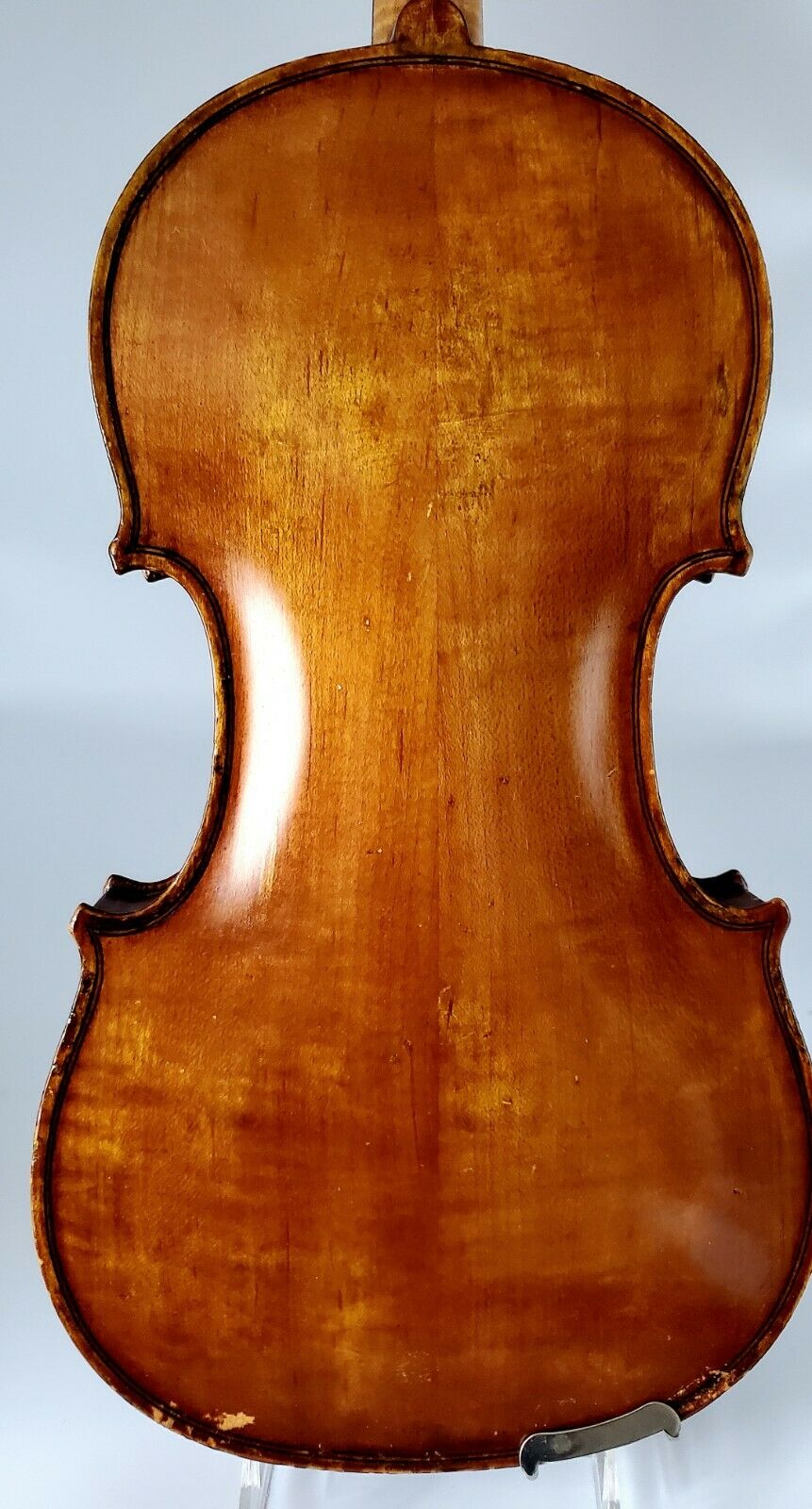 Old Antique Violin,full 4/4 Size,mills Novelty Chicago, Bow And Case.