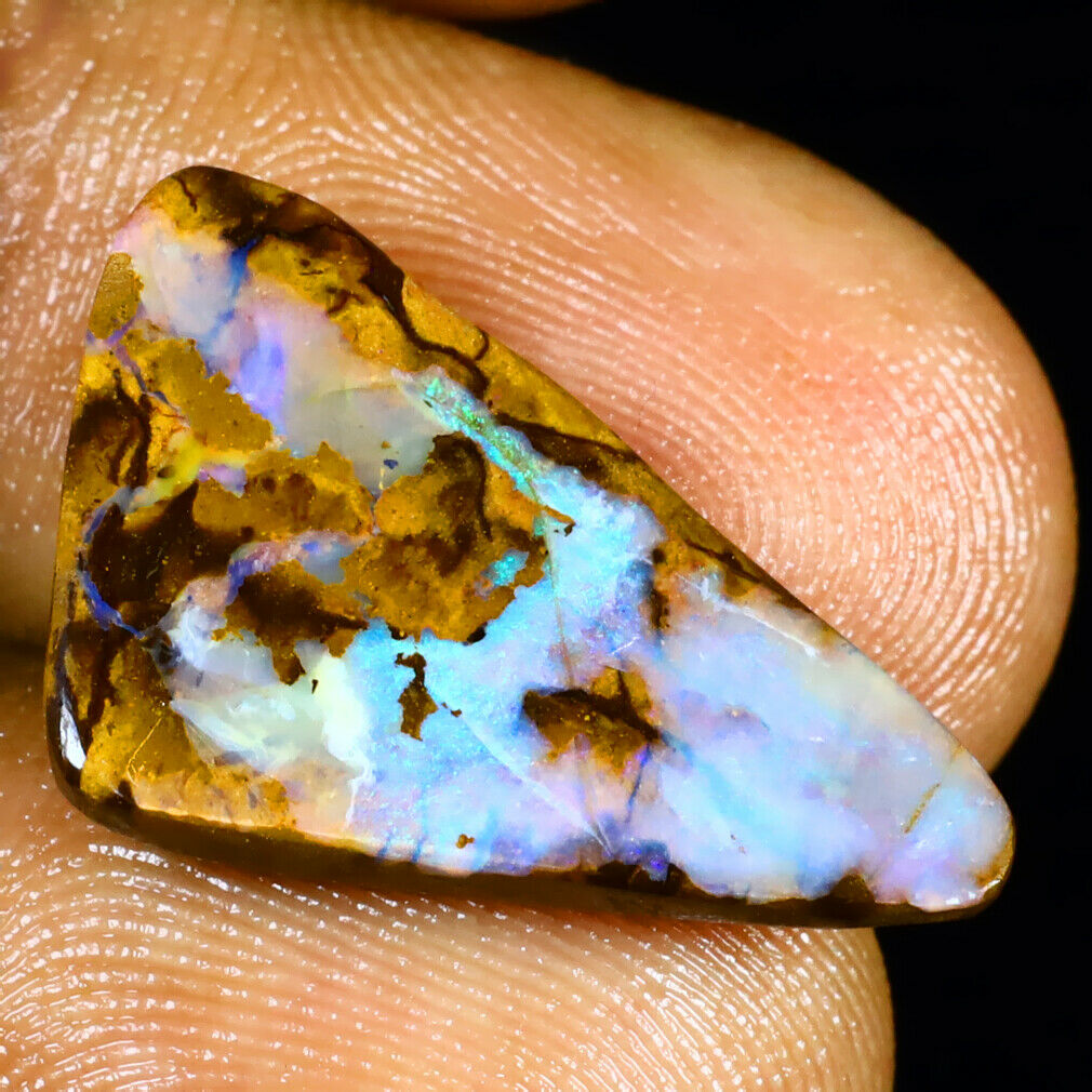 8.45 Ct Romantic Fancy (21 X 13 Mm) Multi Color Australian Koroit Boulder Opal