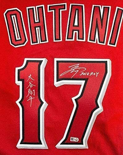 Shohei Ohtani2018 Roy Rookie Of The Year Award Japanese Kanji English Autograph