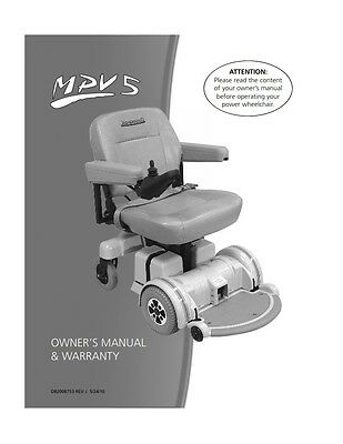 Hoveround Mpv5 Tech Repair Eguide + Emanual For Wheelchair Owners. Pdf File