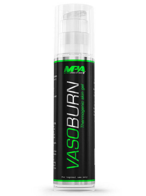 Mpa Vasoburn 7oz Pump Fat Burning Thermogenic Skin Gel - Fast Free Shipping
