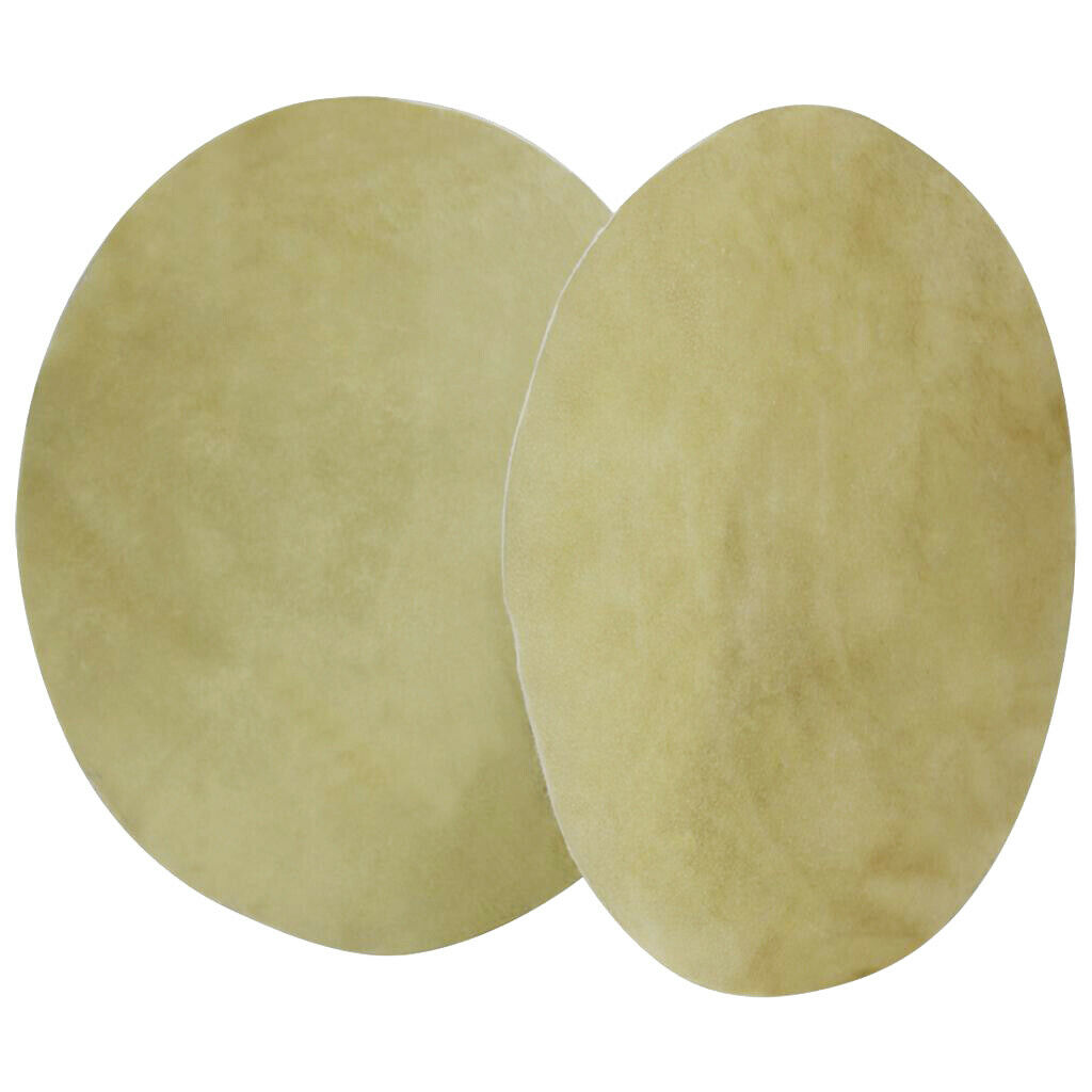 2pcs 9" Dia. Drum Buffalo Drum Leather Skin Percussion Replacement Parts