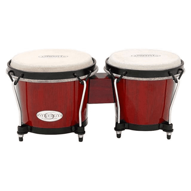Toca 2100sr Synergy Synthetic Bongos, Red