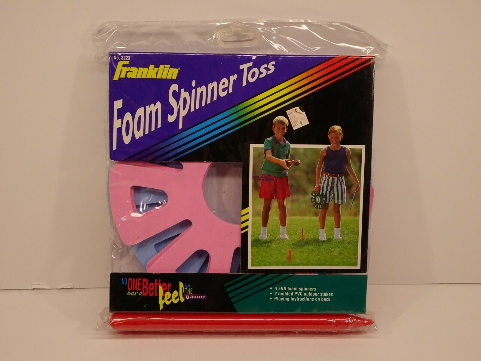 Franklin Foam Spinner Toss Outdoor Games Eva Pvc Vintage Nos