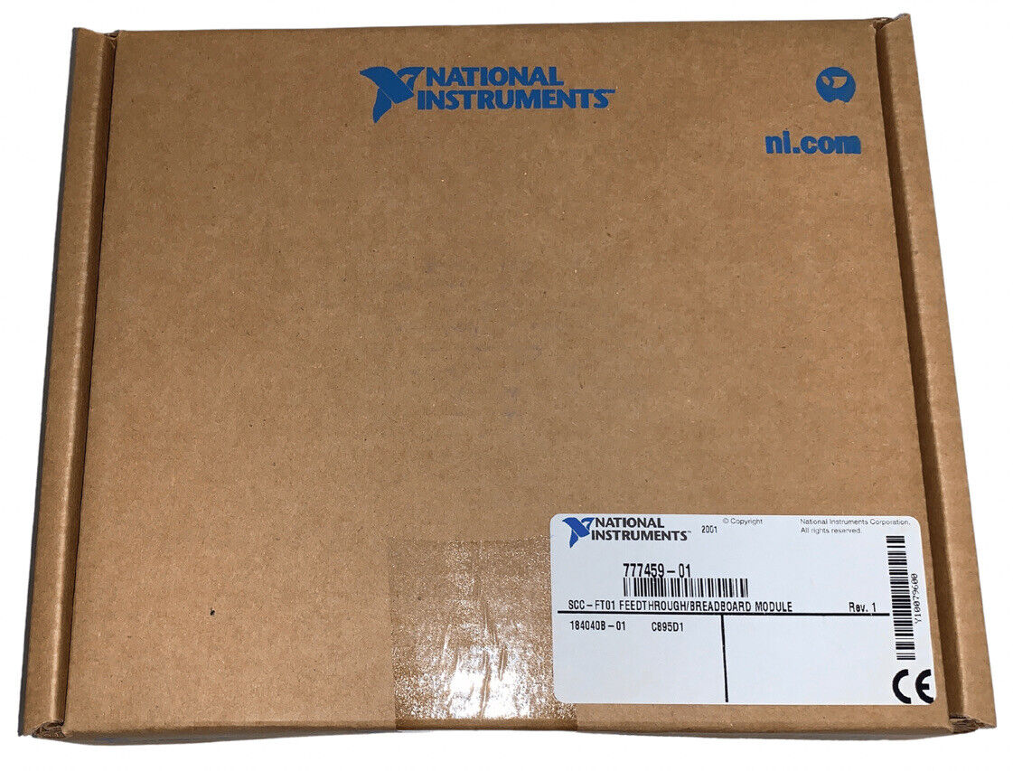 National Instruments Scc-ft01 Feedthrough Module New Sealed *free Same Day Ship*