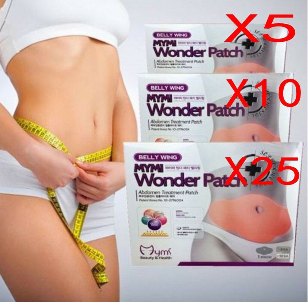 5-500 Pcs Wonder Patch Belly Wing Korea Wonder Slimming Patch Burning Fat