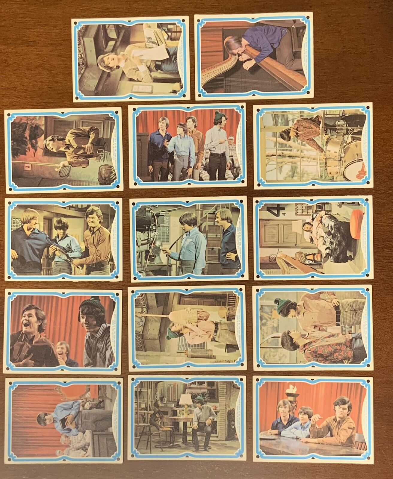1967 The Monkees Series C Blue 14 Card Lot