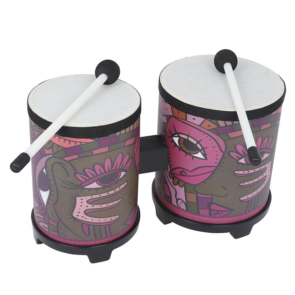 Bongo Drums 4 ”and 5” Congas Drums For Children Adults Beginners