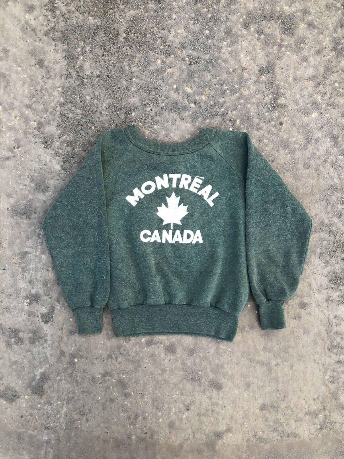 Vintage 60s 70s Montreal Canada Youth M Sweatshirt