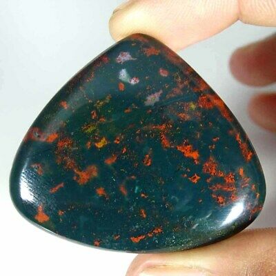 80.90cts 100% Natural Bloodstone Pear Shape Cabochon Loose Gemstone
