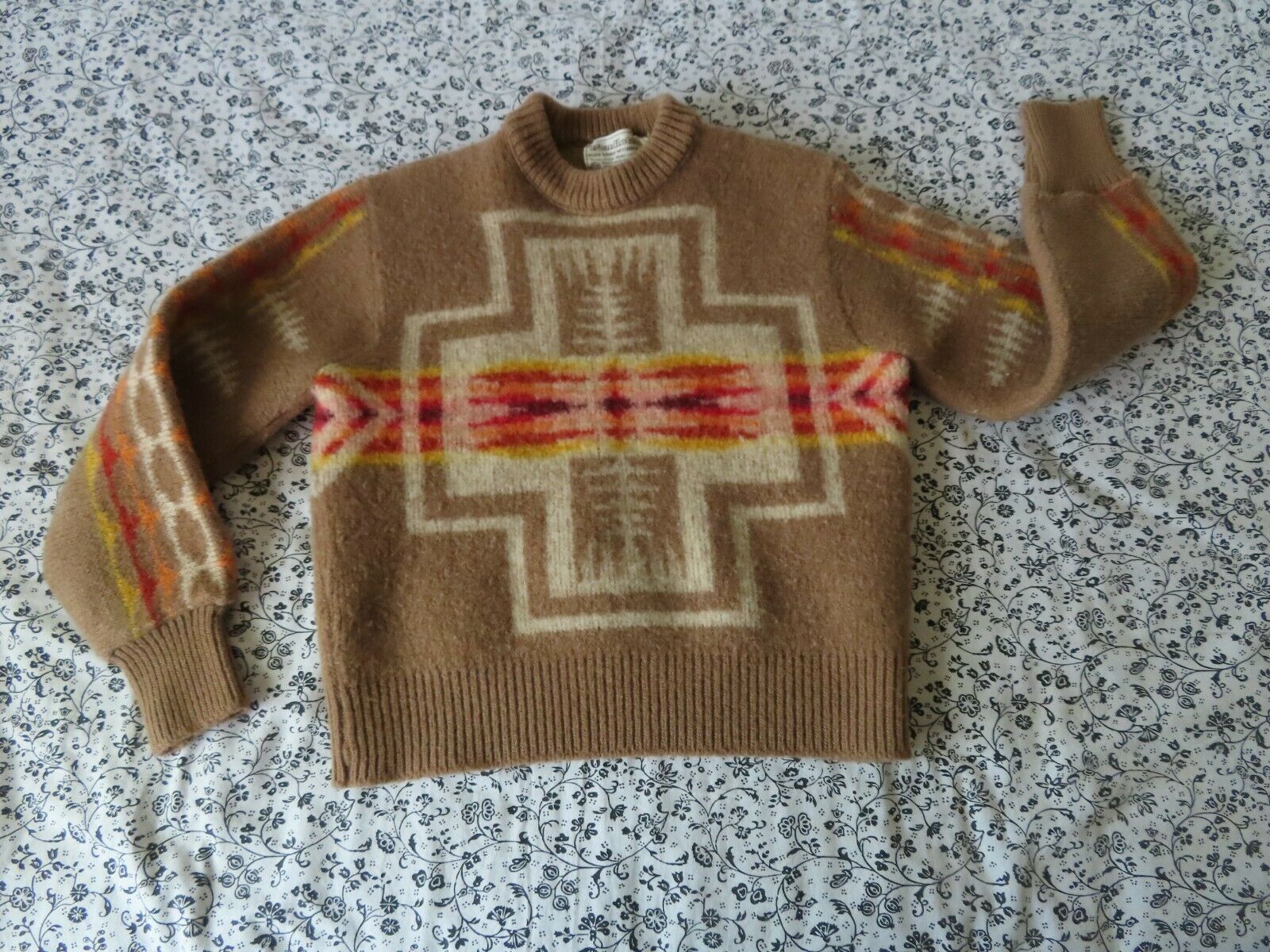 Kids Vintage Pendleton Highgrade Western Wear Wool Southwestern Sweater Xl