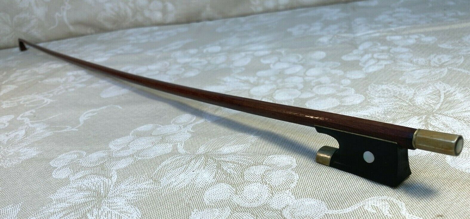 Antique Violin Bow Marked Germany In Unique Spot Round Shaft