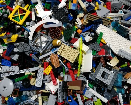 Lego Lot Of 100 Pieces Parts Bricks Random From Huge Bulk Assorted Clean Legos